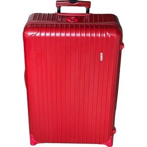 RIMOWA Red Luxury Travel Bag Luggage  Rare Superb Condition